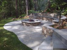 Retaining Wall and Fire Pit